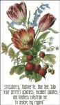 (image for) Floral Emblems 003-Strawberry, Mignonette, Blue Bell, Tulip